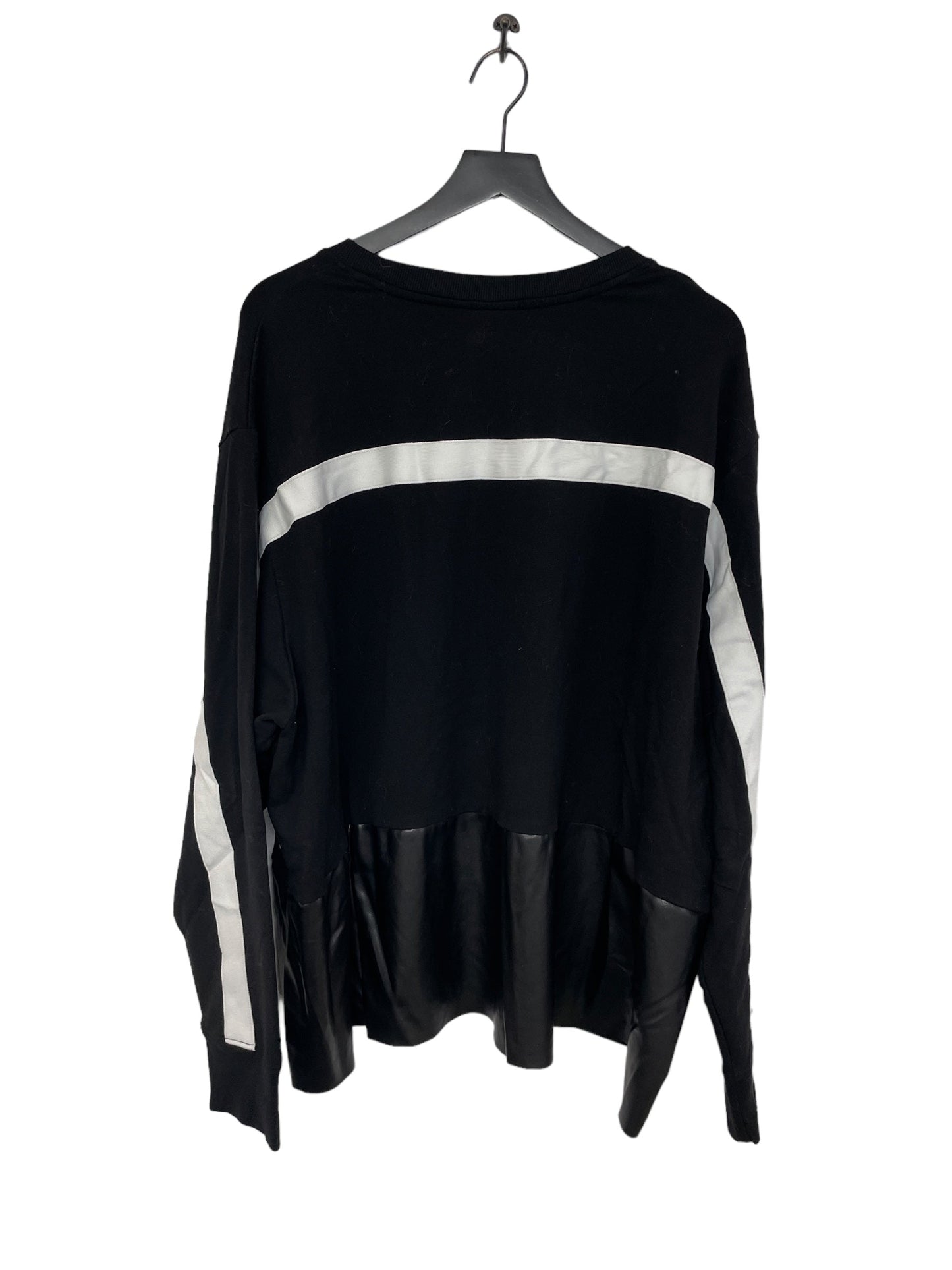 Black Sweatshirt Crewneck Good American, Size 3x