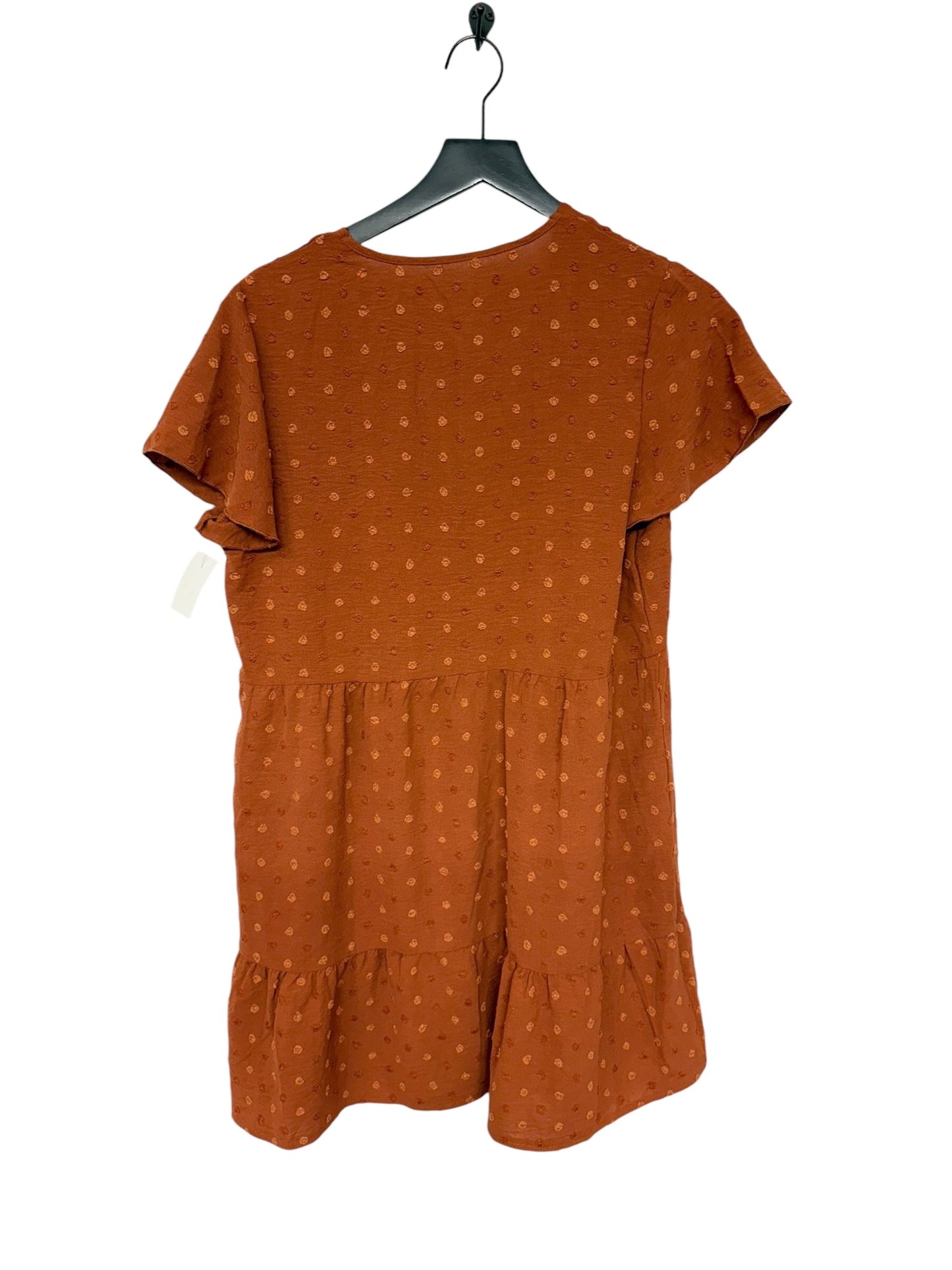 Dress Casual Short By Shein In Orange, Size: M