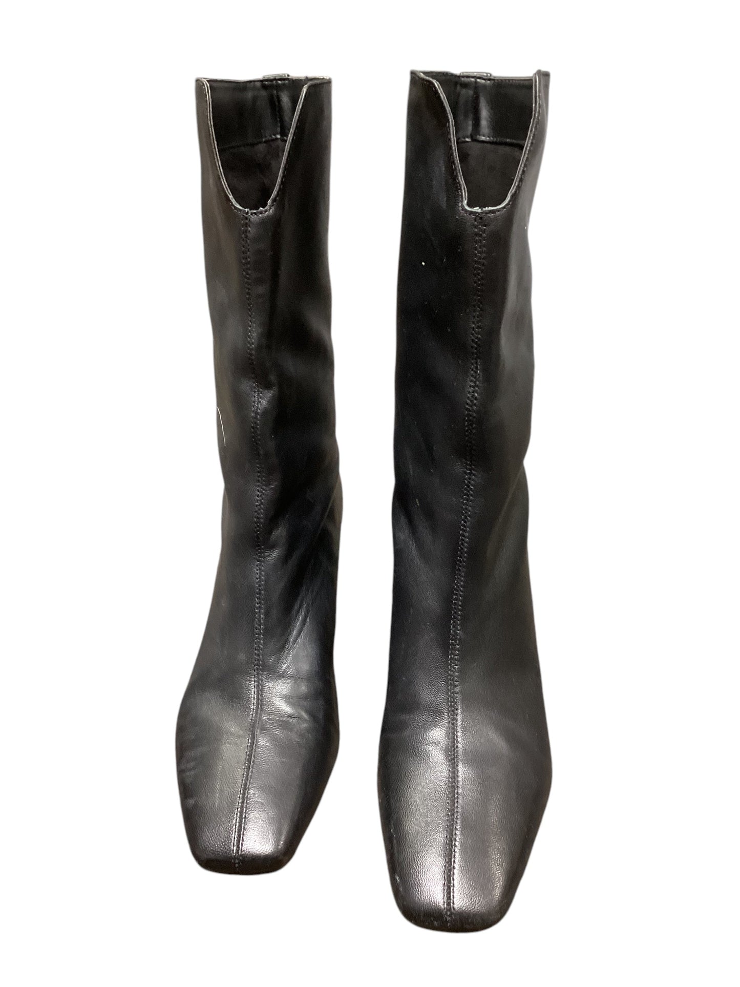 Boots Leather By Sam Edelman In Black, Size: 7.5