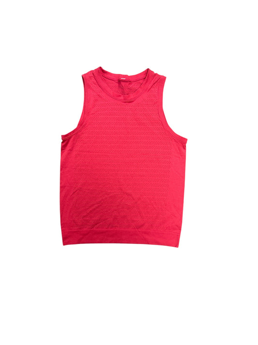 Athletic Tank Top By Lululemon In Pink, Size: 8