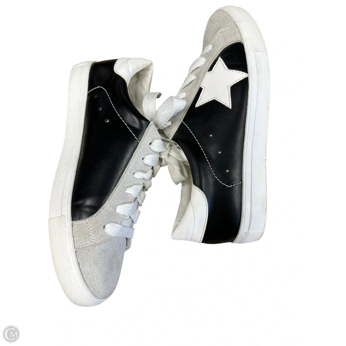Shoes Sneakers By Cme In Black & Grey, Size: 7