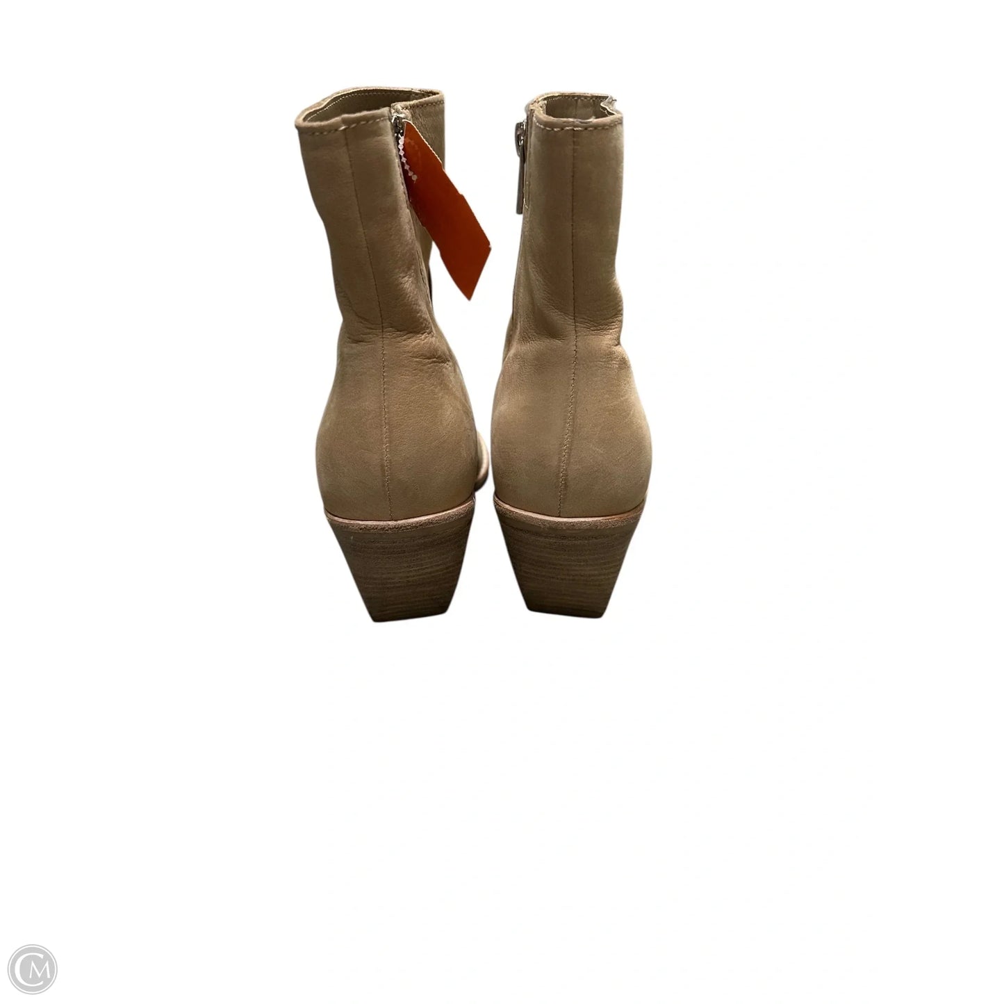 Boots Ankle Heels By Dolce Vita In Tan, Size: 9.5