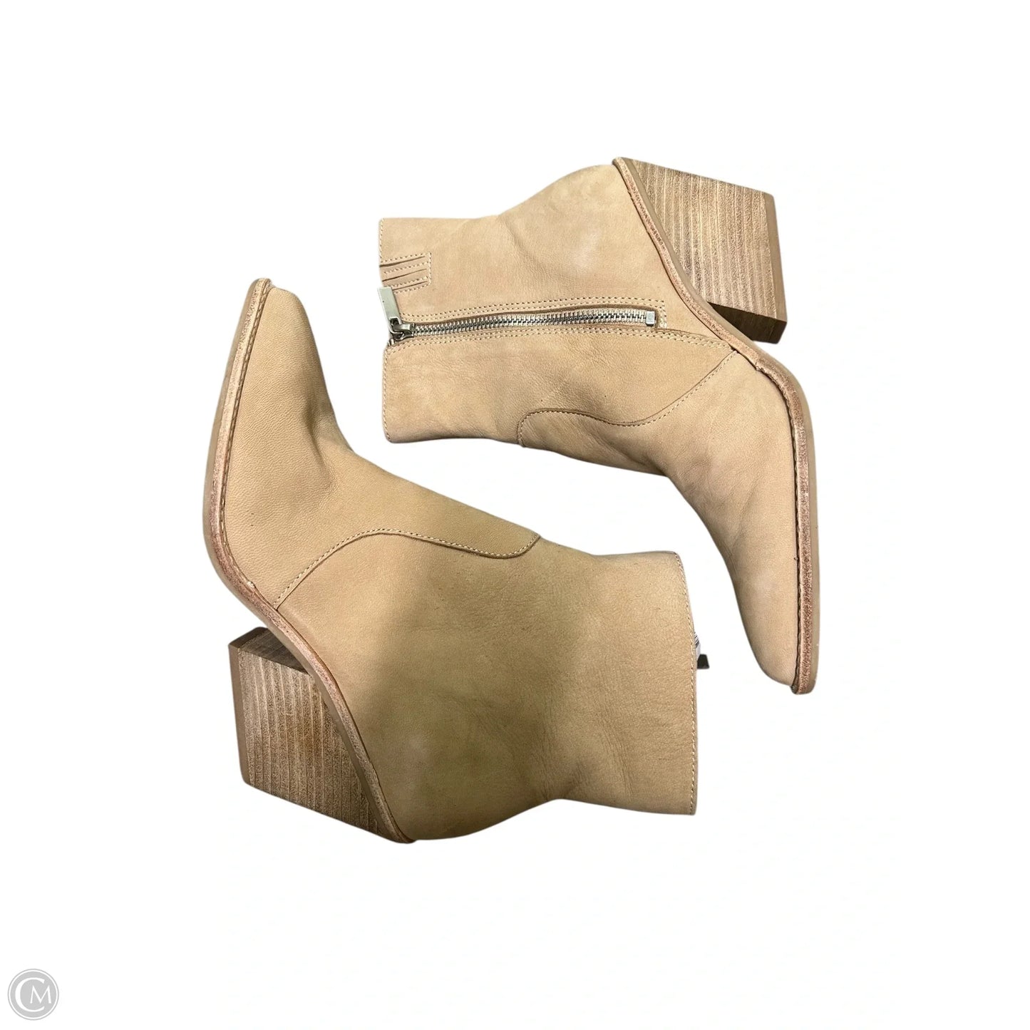 Boots Ankle Heels By Dolce Vita In Tan, Size: 9.5