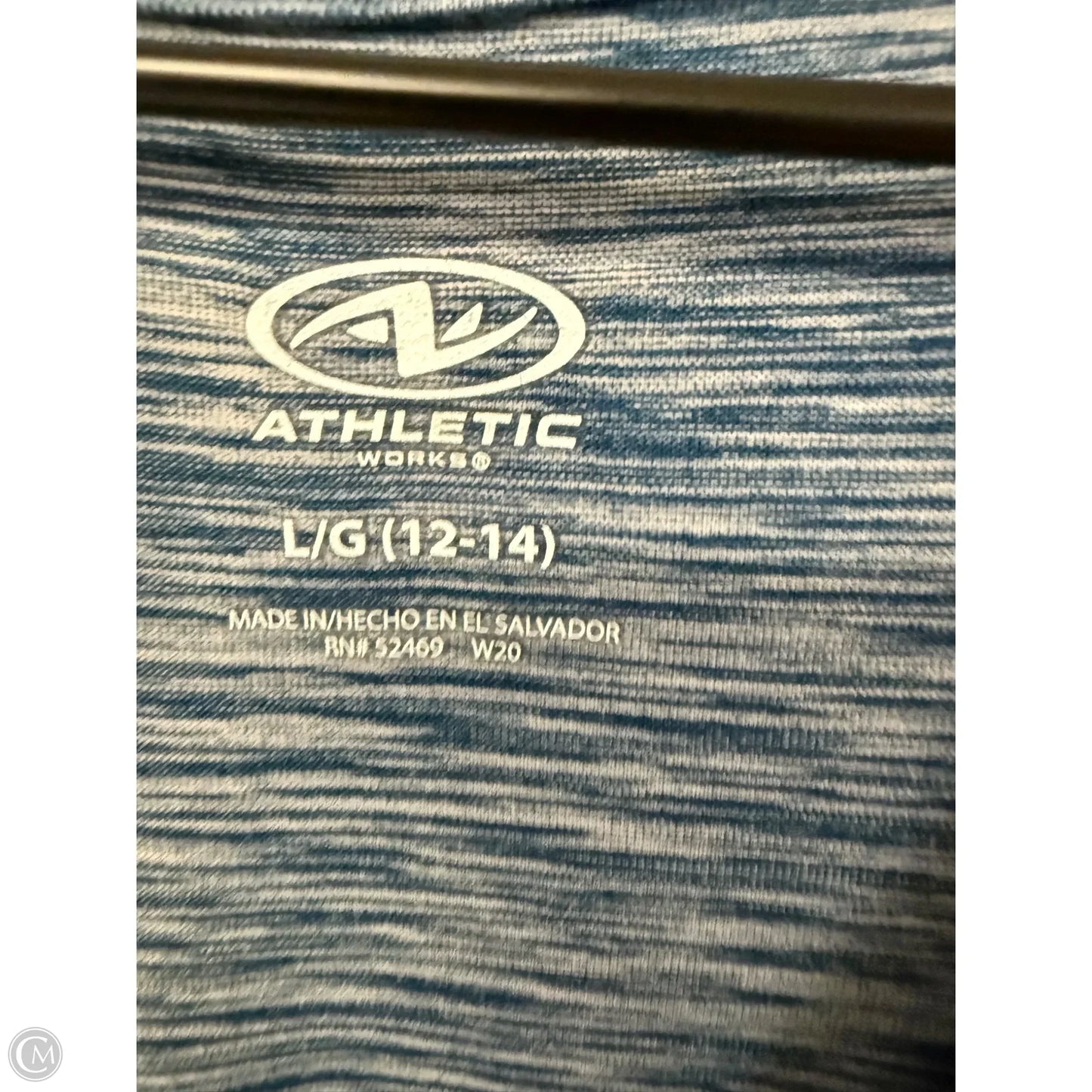 Athletic Tank Top By Athletic Works In Blue, Size: L