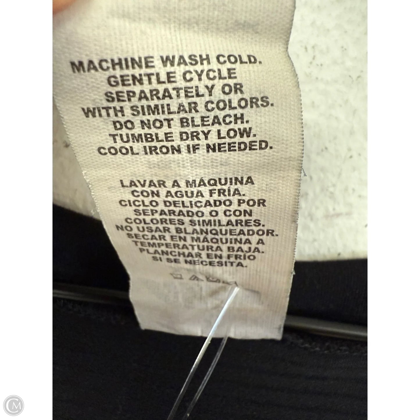 Athletic Top Short Sleeve By Avia In Black, Size: Xl