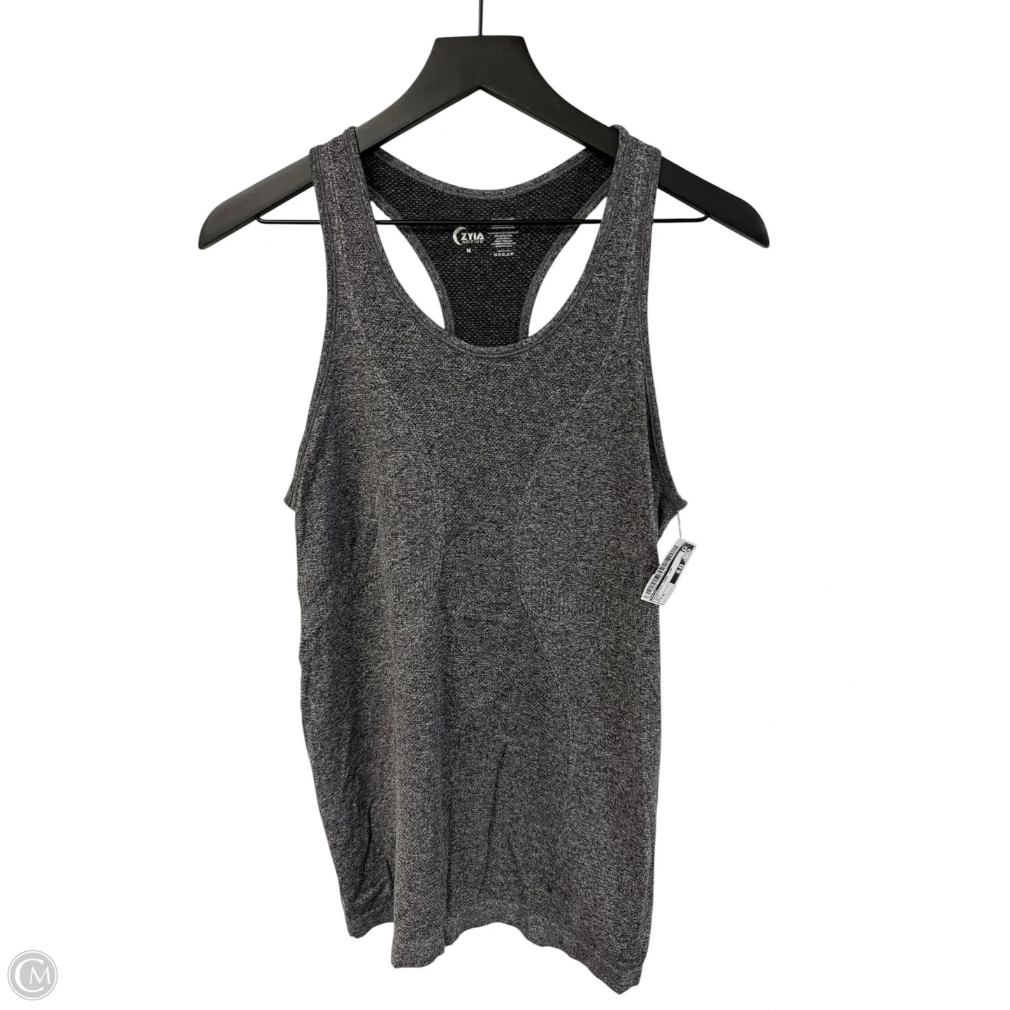 Athletic Tank Top By Zyia In Grey, Size: M