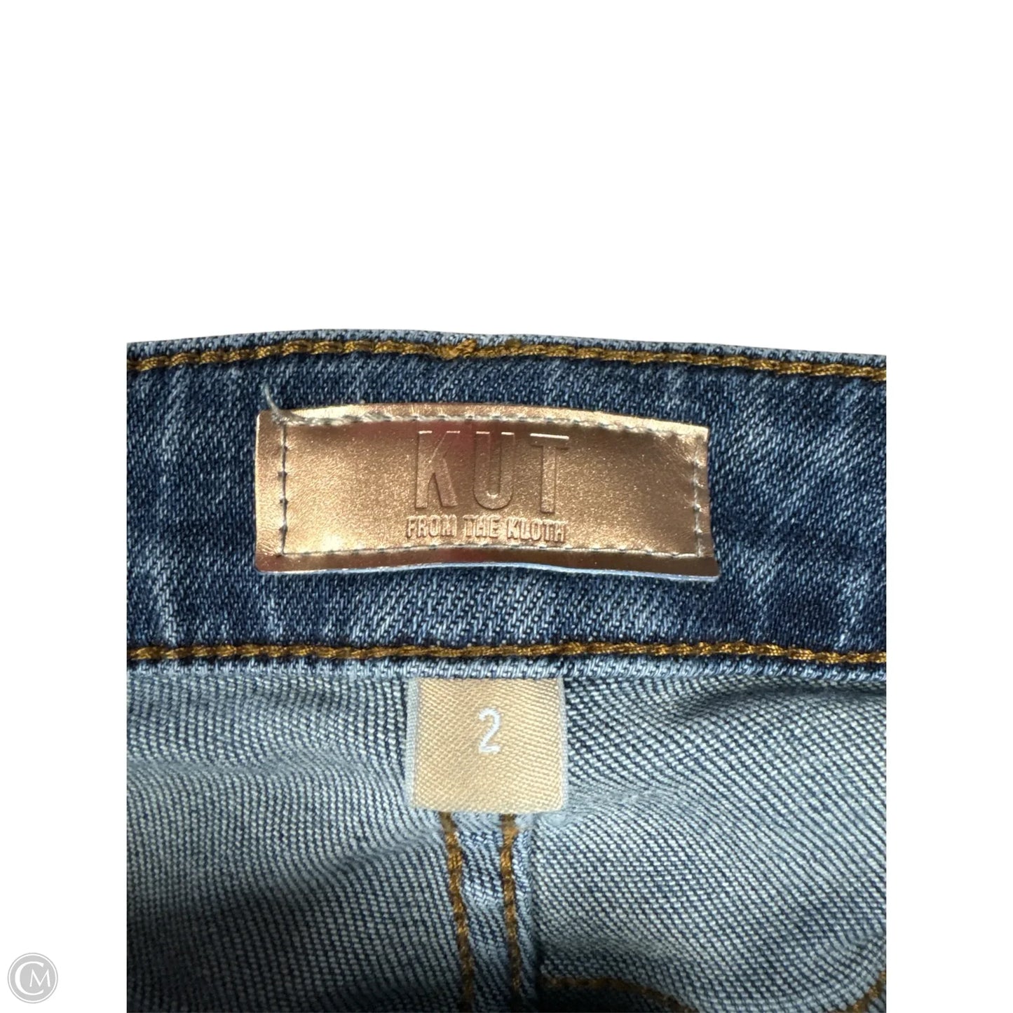 Jeans Straight By Kut In Blue Denim, Size: 2