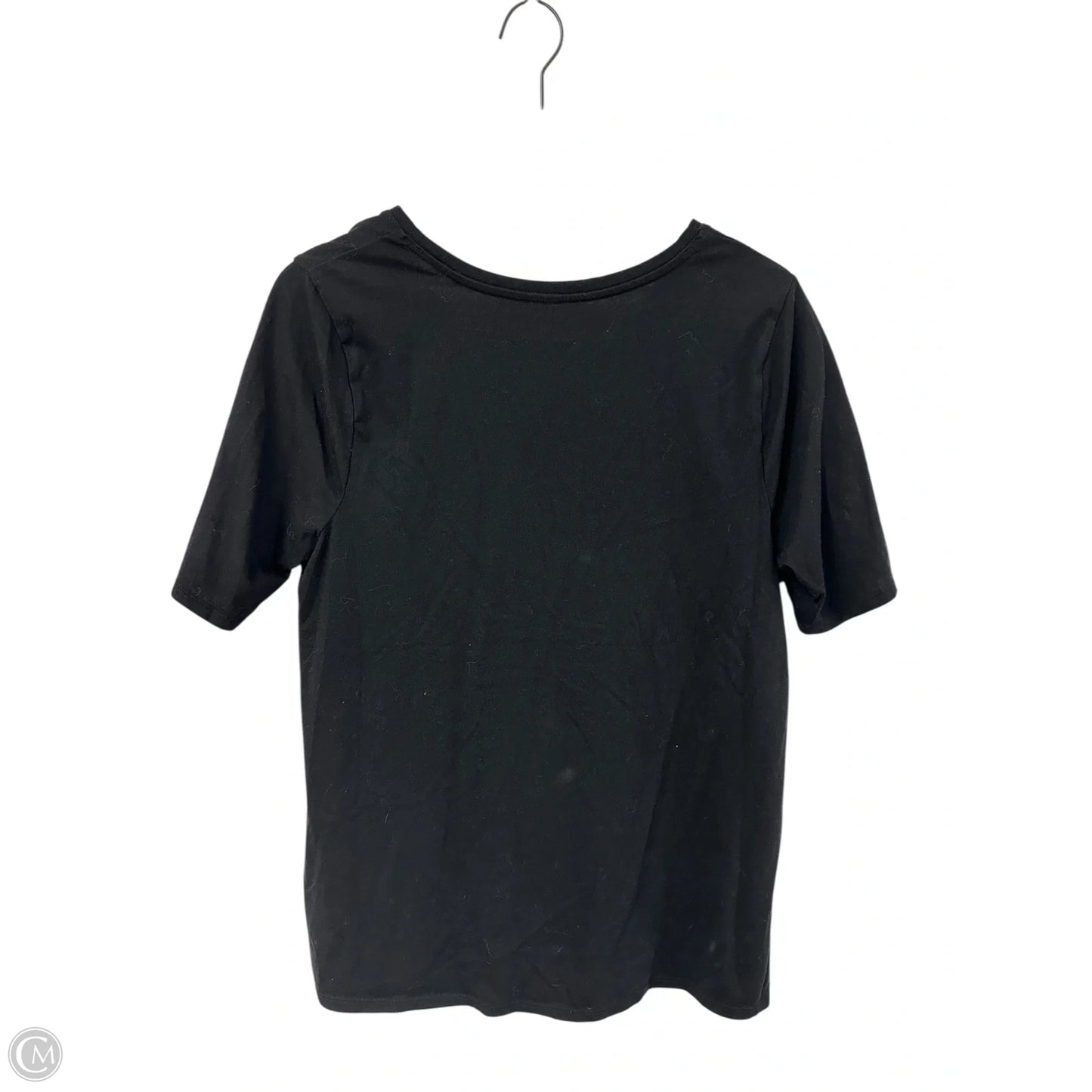 Top Short Sleeve Basic By Lane Bryant In Black, Size: L