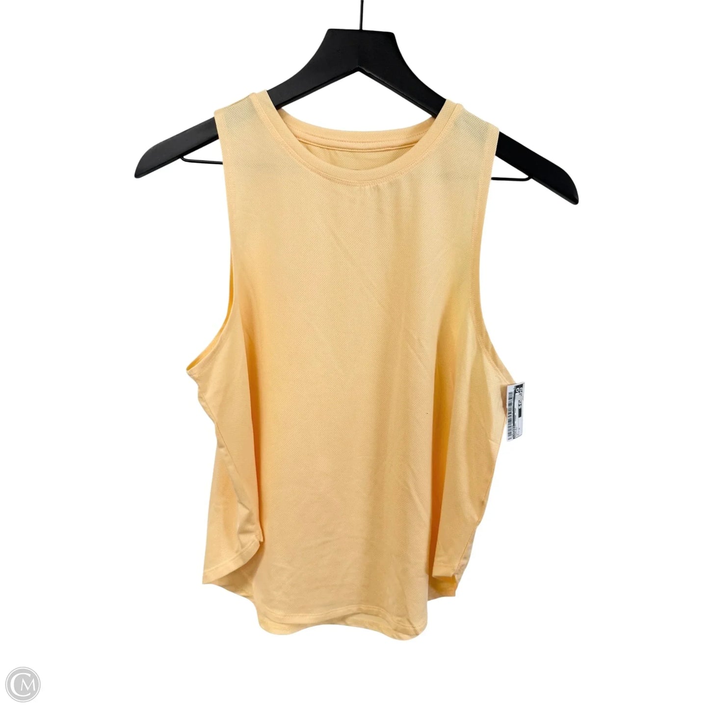 Athletic Tank Top By Jockey In Yellow, Size: S