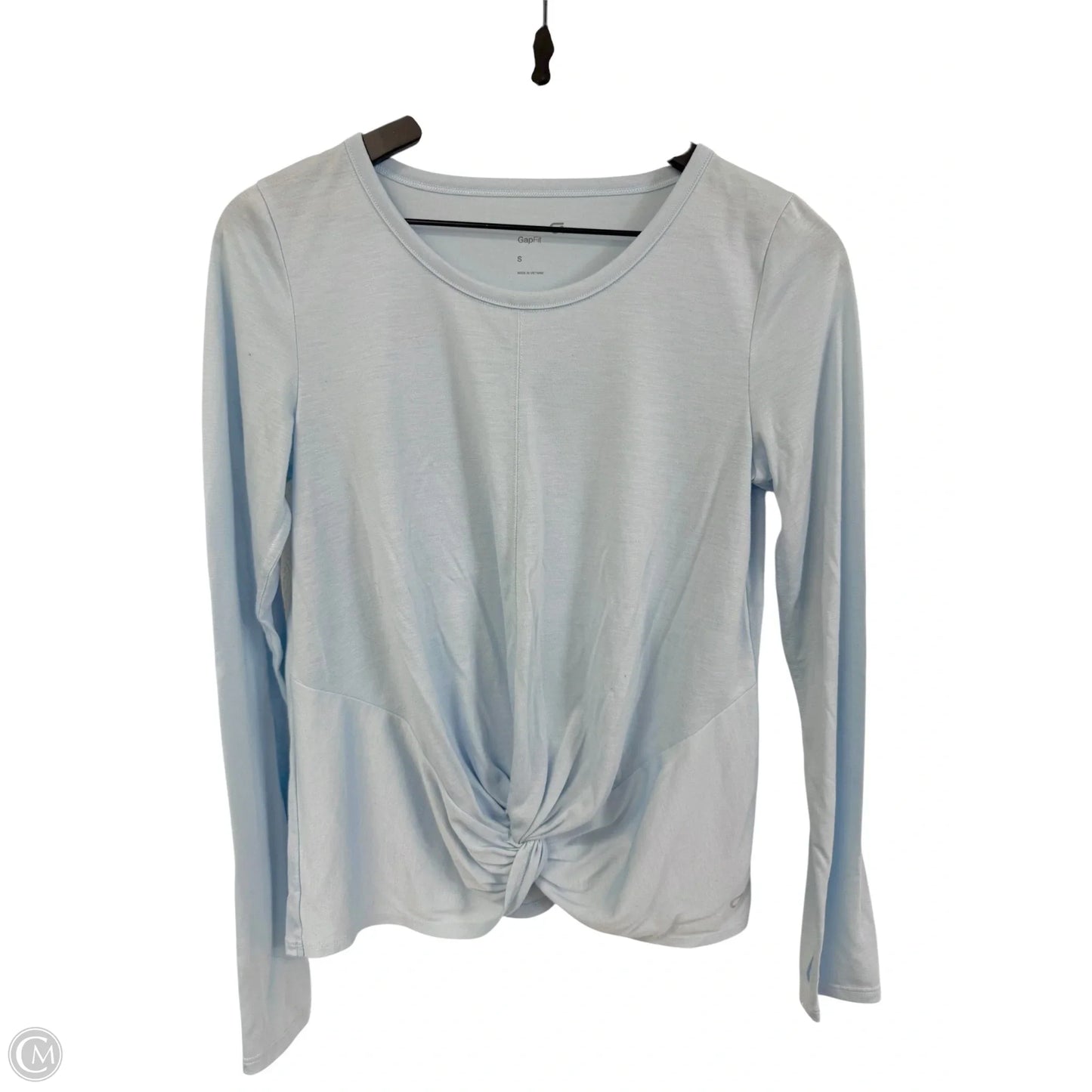 Athletic Top Long Sleeve Crewneck By Gapfit In Blue, Size: S