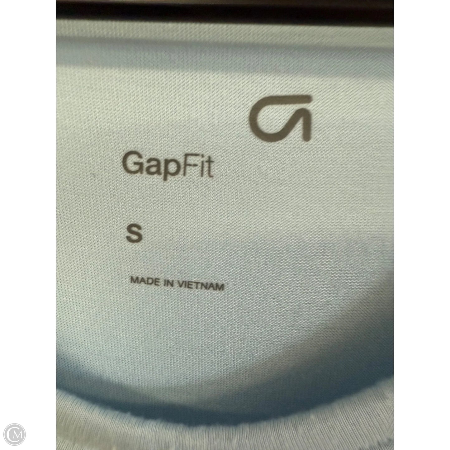 Athletic Top Long Sleeve Crewneck By Gapfit In Blue, Size: S