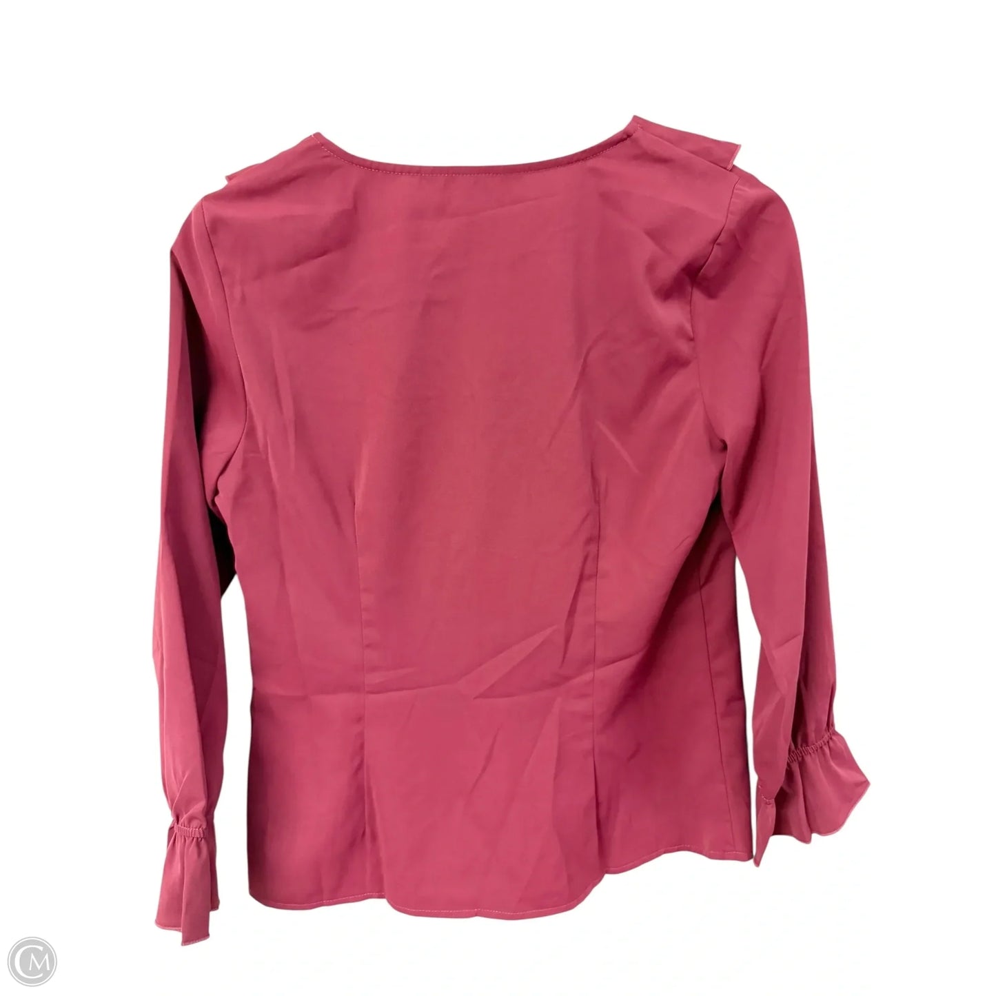 Top Long Sleeve By Allegra K In Pink, Size: Xs