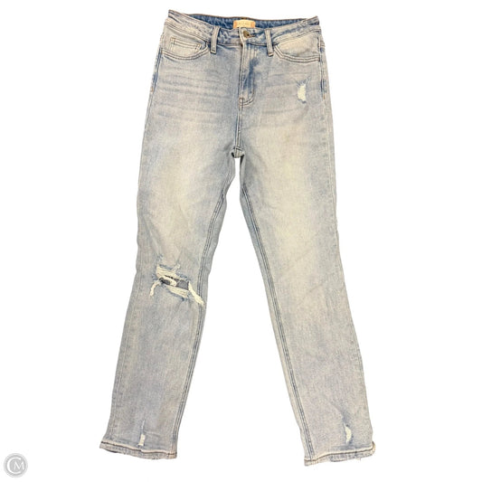 Jeans Straight By Altard State In Blue Denim, Size: 4