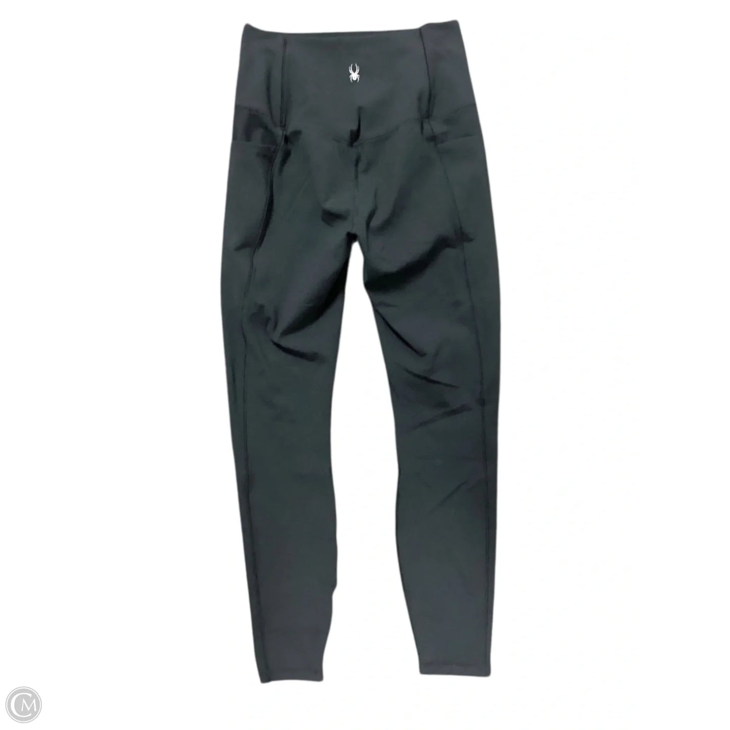 Athletic Leggings By Spyder In Black, Size: S