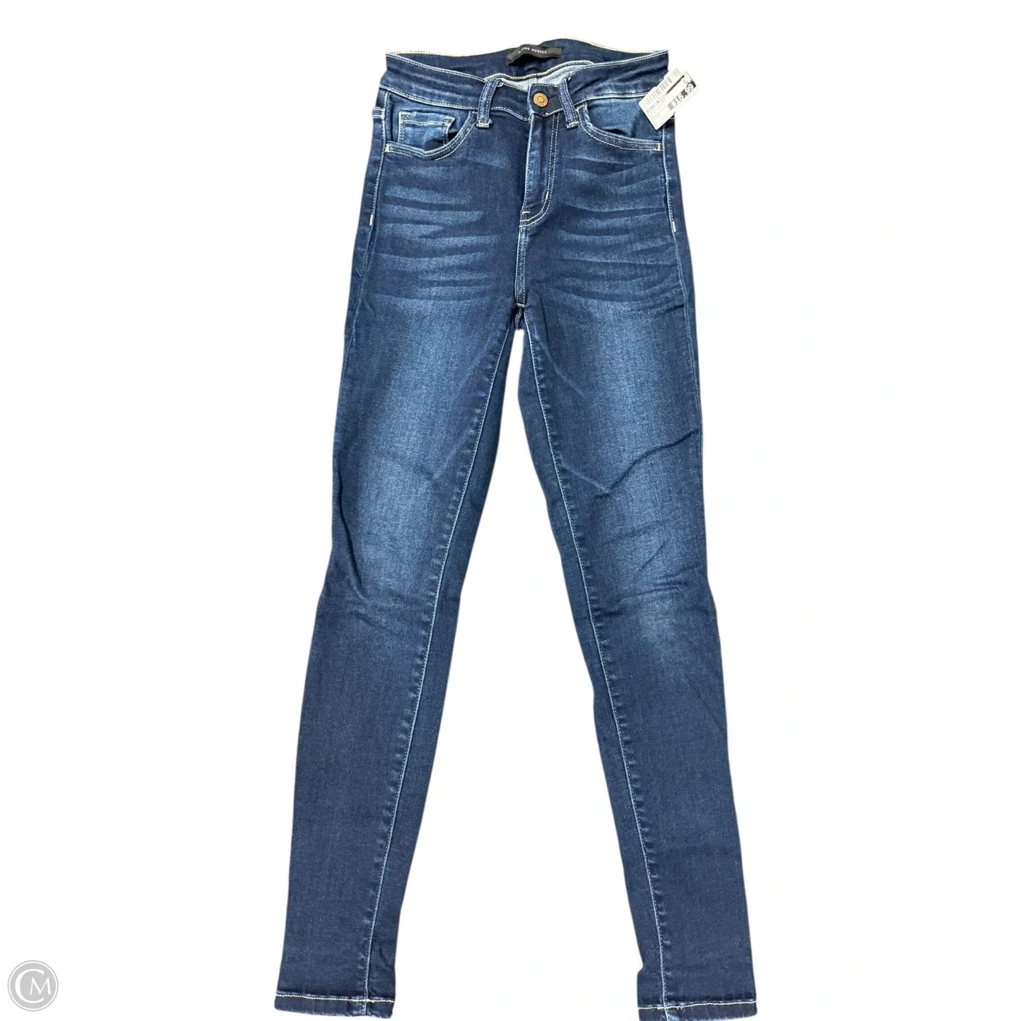 Jeans Skinny By Flying Monkey In Blue Denim, Size: 2