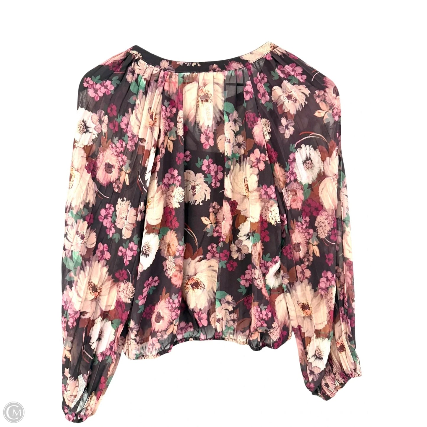 Top Long Sleeve By Lovestitch In Purple, Size: S