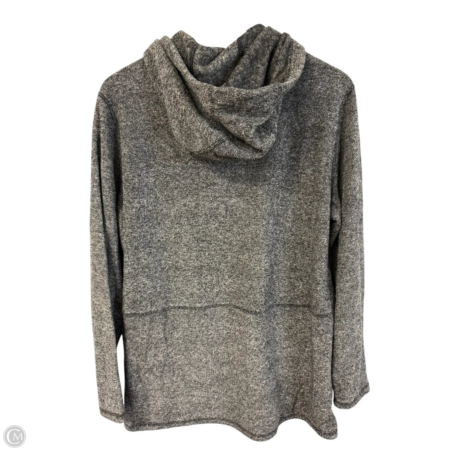 Sweatshirt Hoodie By Bke In Grey, Size: L