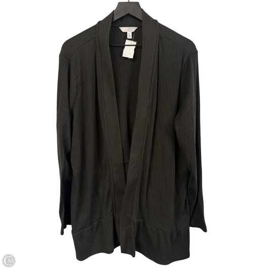 Cardigan By Lc Lauren Conrad In Black, Size: 3x