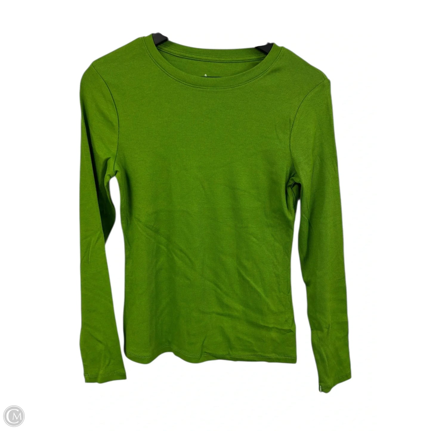 Top Long Sleeve Basic By A New Day In Green, Size: S