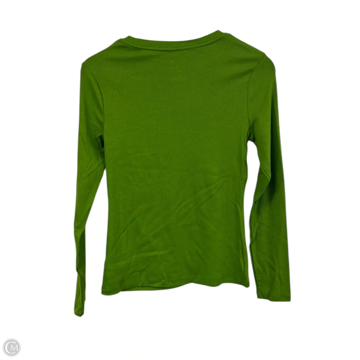 Top Long Sleeve Basic By A New Day In Green, Size: S