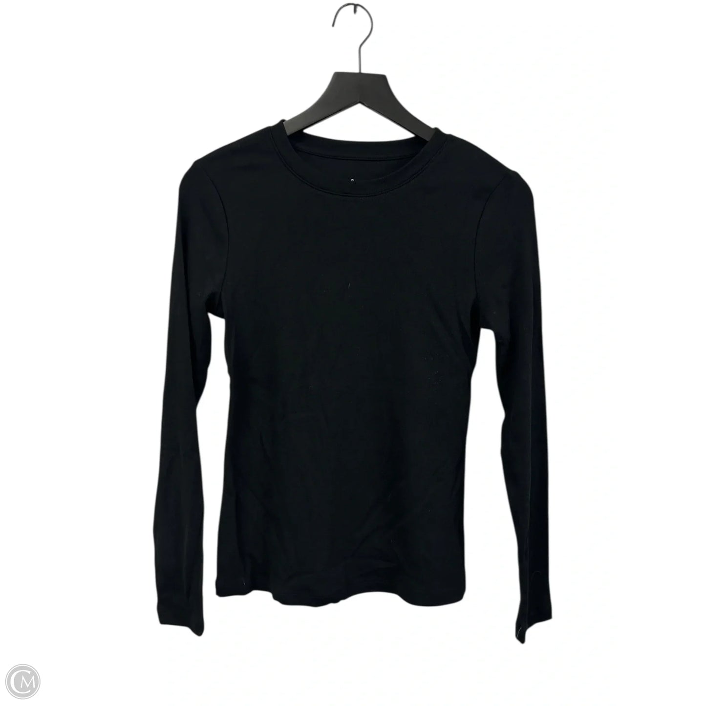 Top Long Sleeve Basic By A New Day In Black, Size: S