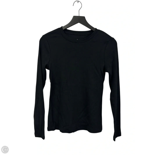 Top Long Sleeve Basic By A New Day In Black, Size: S