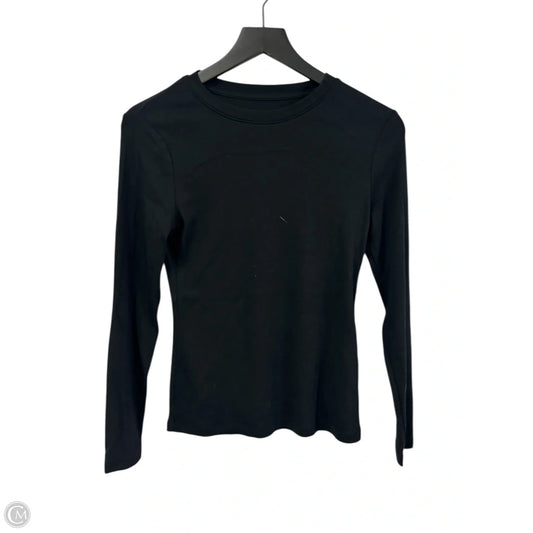 Top Long Sleeve Basic By A New Day In Black, Size: S