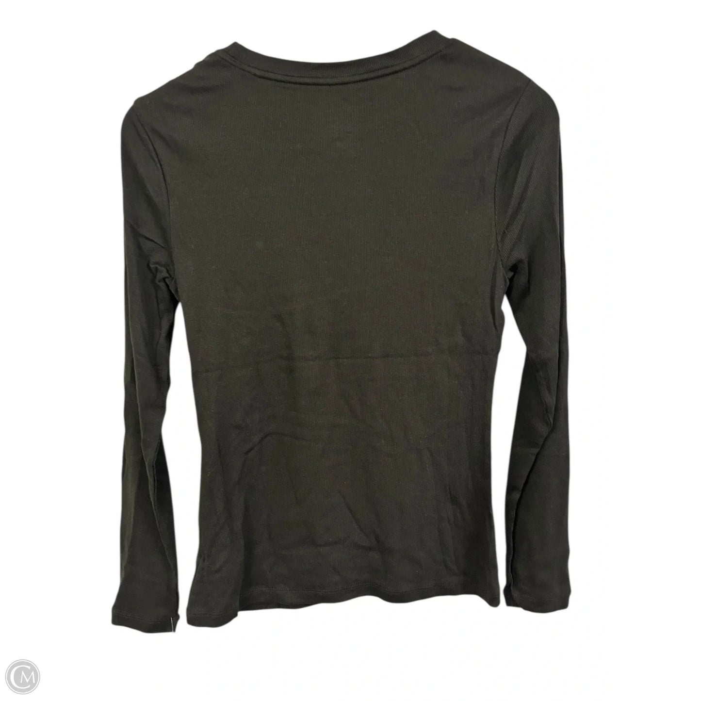 Top Long Sleeve Basic By A New Day In Black, Size: S