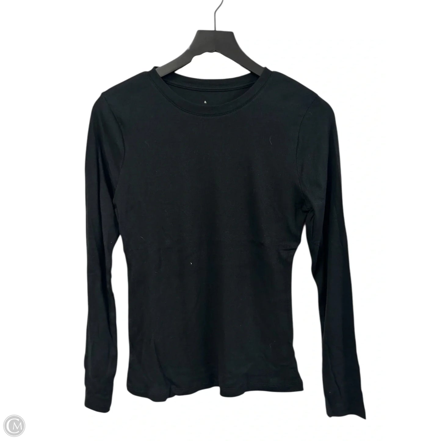 Top Long Sleeve Basic By A New Day In Black, Size: S