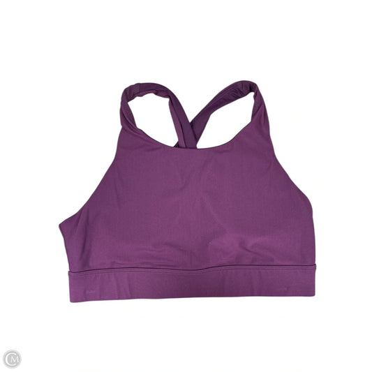 Athletic Bra By Fabletics In Purple, Size: M