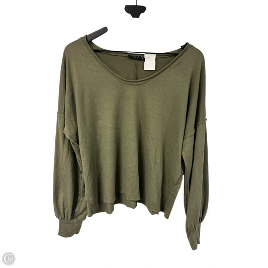 Top Long Sleeve Basic By Final Touch In Green, Size: S
