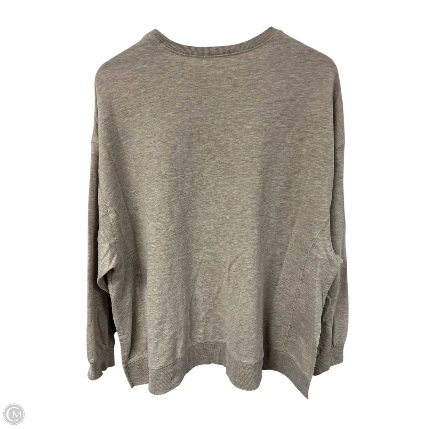 Top Long Sleeve By Z Supply In Taupe, Size: M