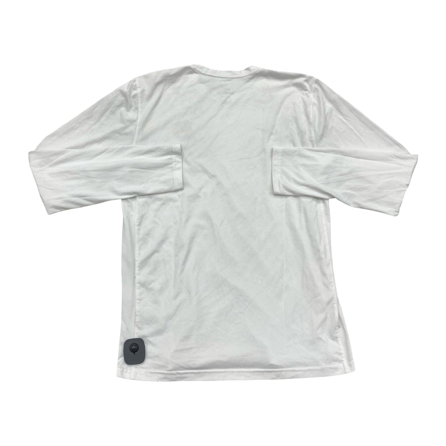 Athletic Top Ls Crewneck By Nike In White, Size:M