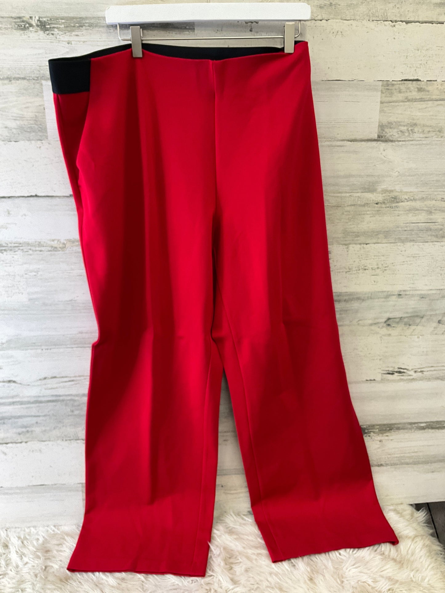 Pants Wide Leg By Liz Claiborne In Red, Size: 22