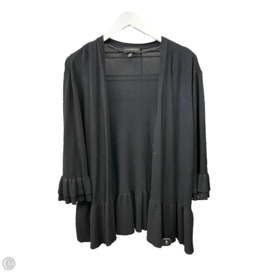 Sweater Cardigan By Lane Bryant In Black, Size: Xl