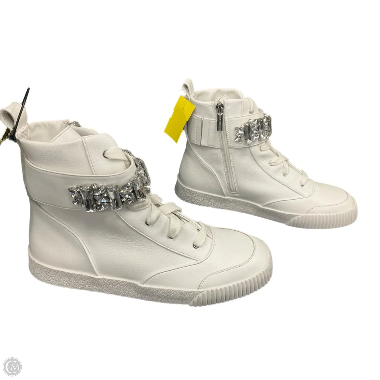 Shoes Designer By Karl Lagerfeld In White, Size: 10