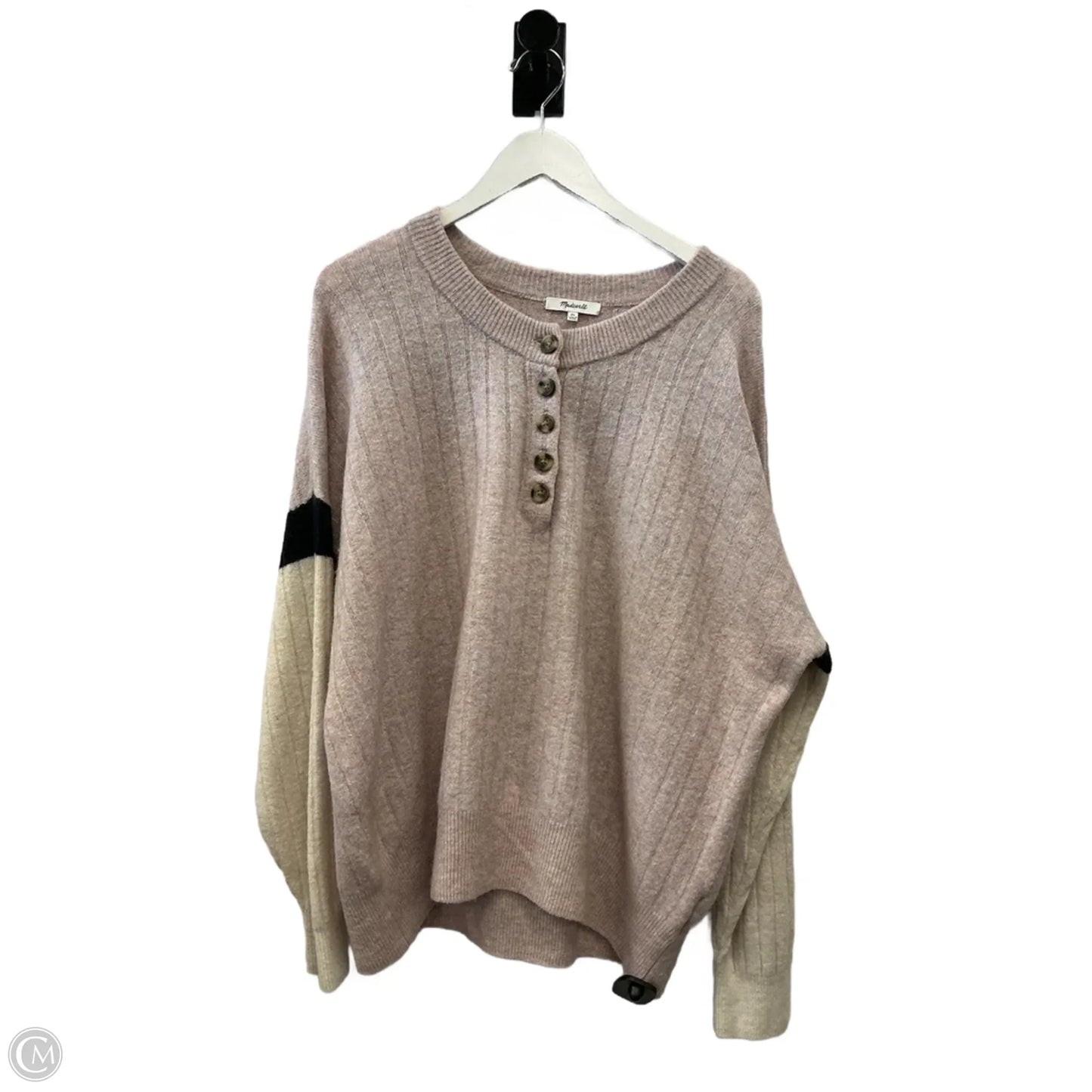 Sweater By Madewell In Pink, Size: Xl