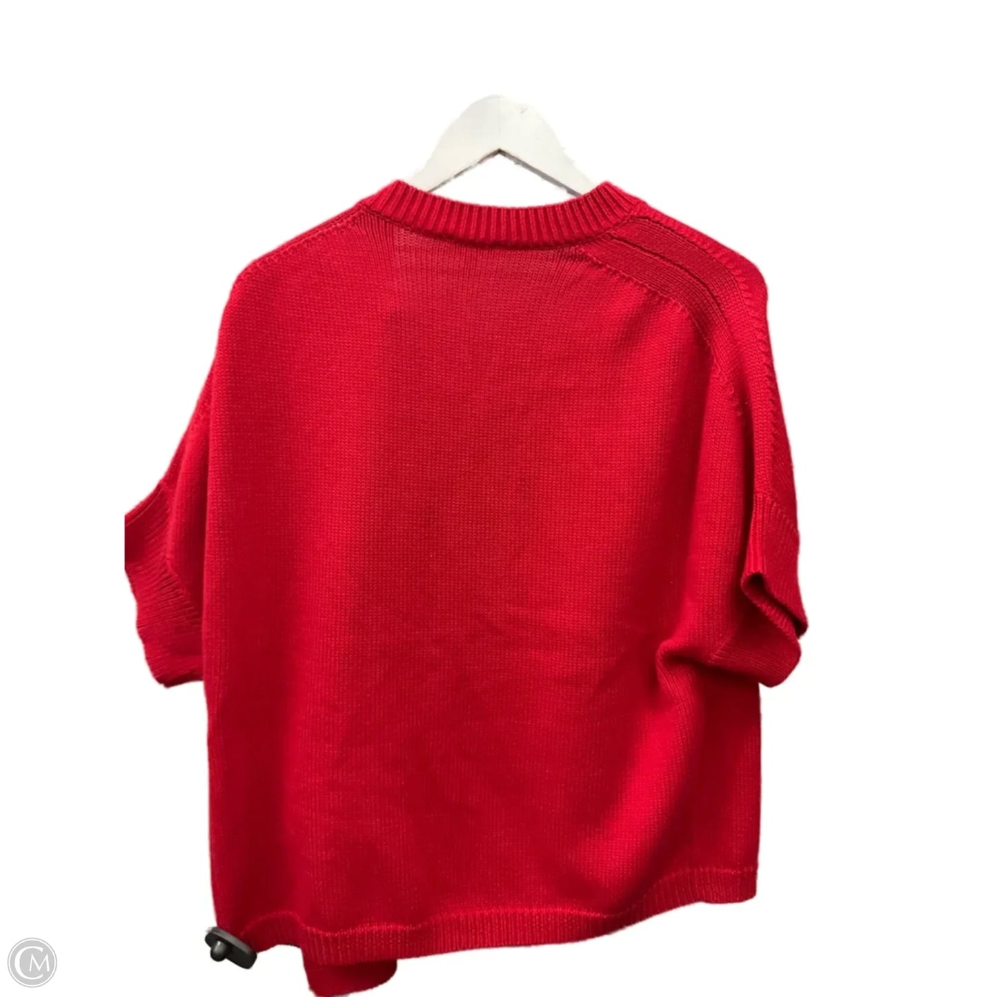 Sweater Cardigan By Talbots In Red, Size: M