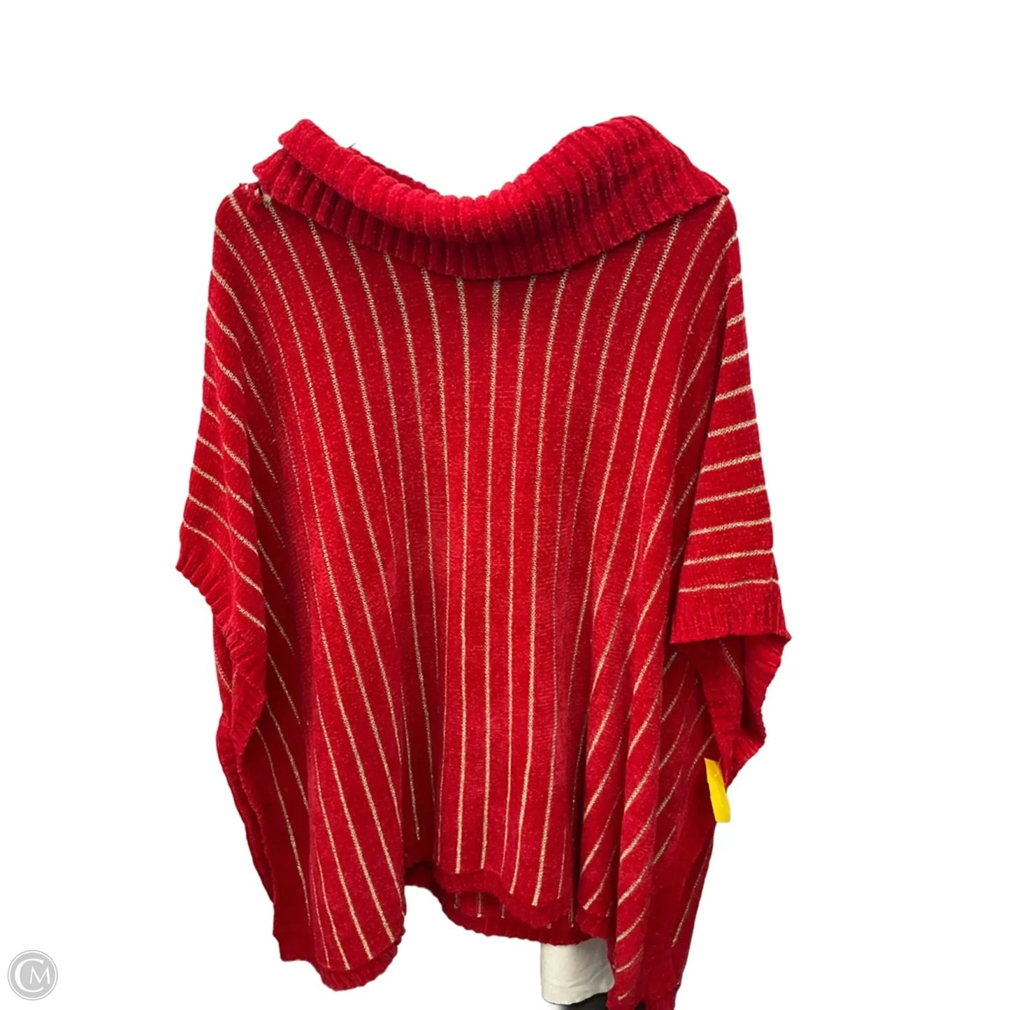 Poncho By Black Rivet In Red, Size: Xl