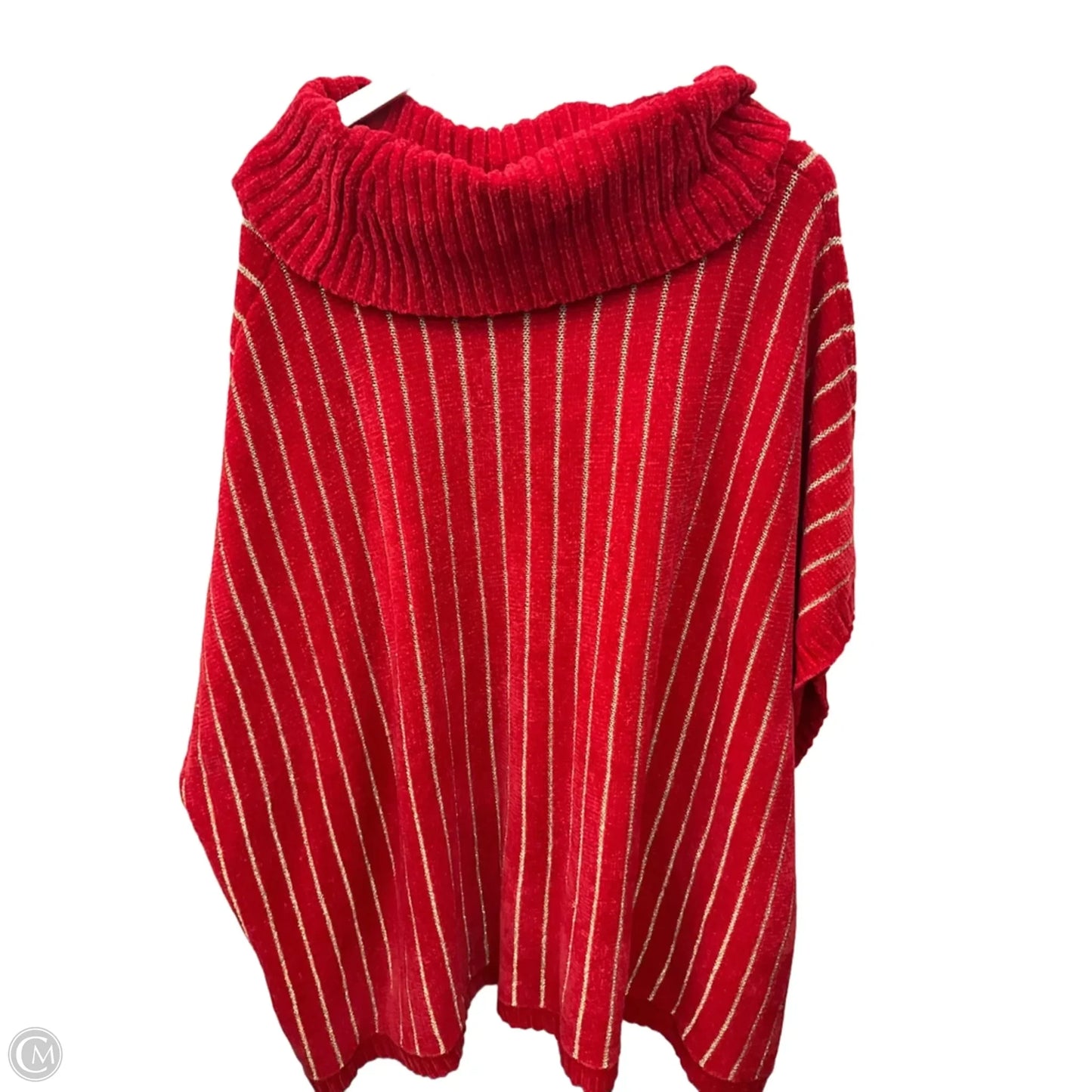 Poncho By Black Rivet In Red, Size: Xl