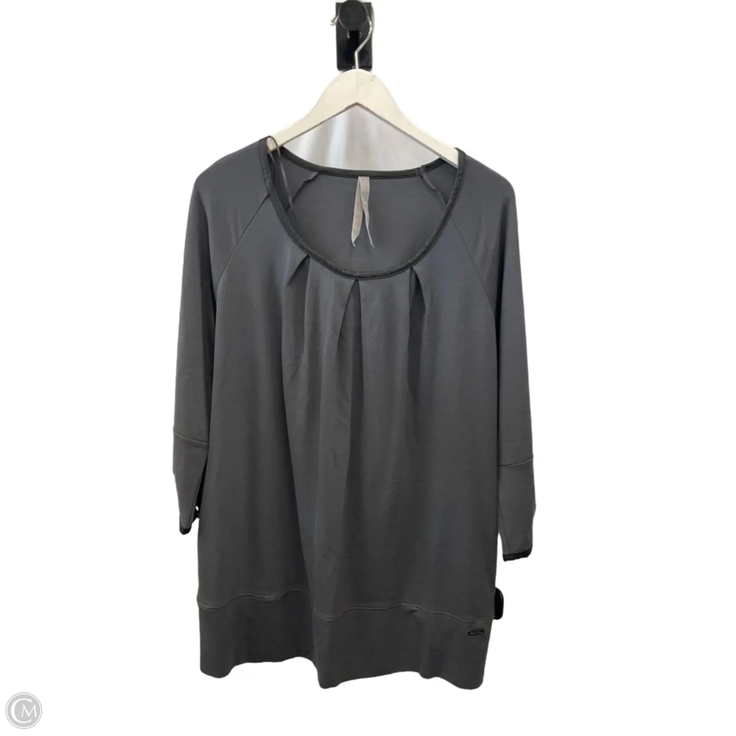 Tunic Long Sleeve By Melissa Mccarthy In Grey, Size: M