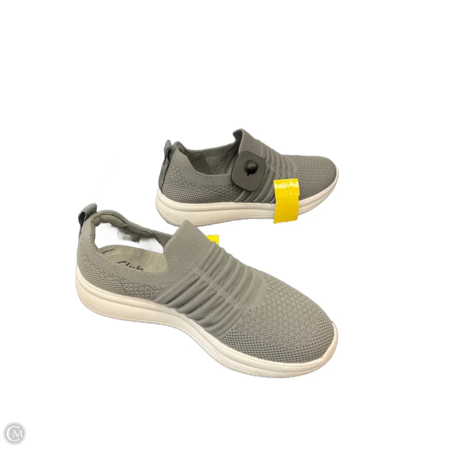 Shoes Sneakers By Clarks In Grey, Size: 8