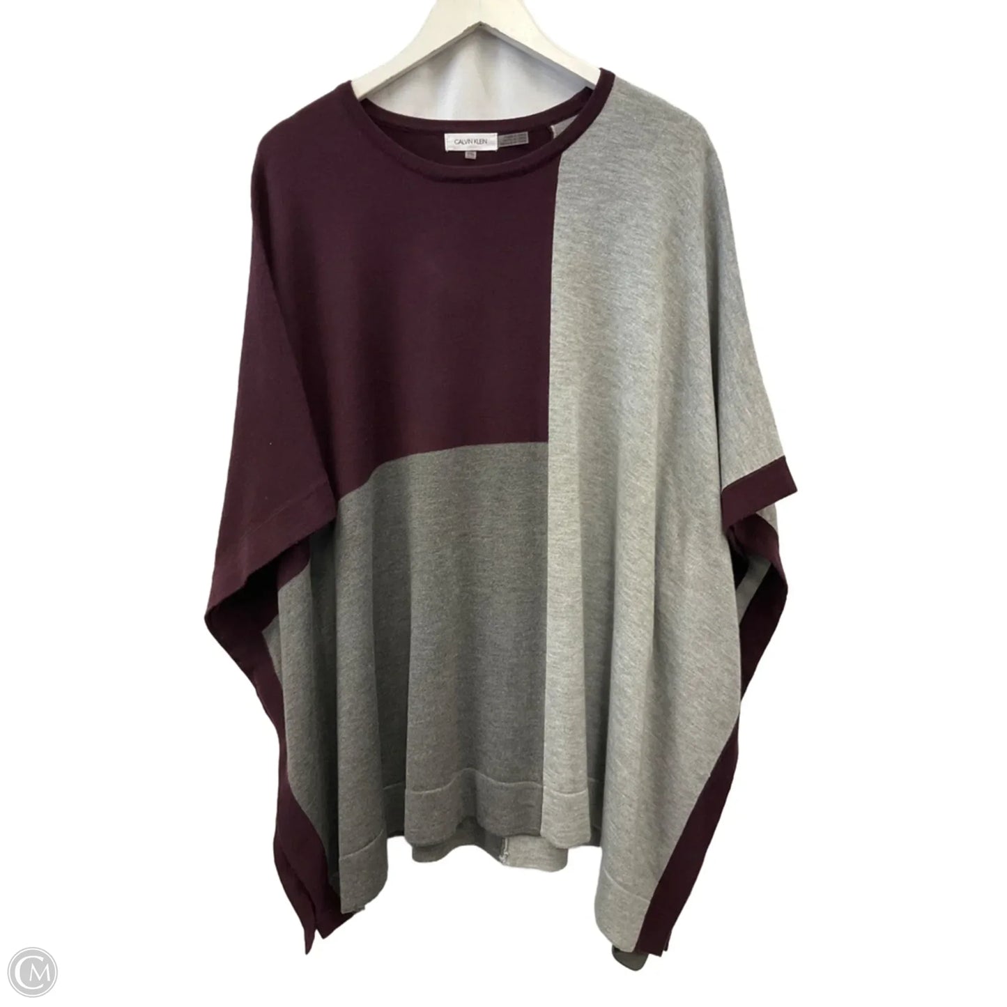 Poncho By Calvin Klein In Purple, Size: L