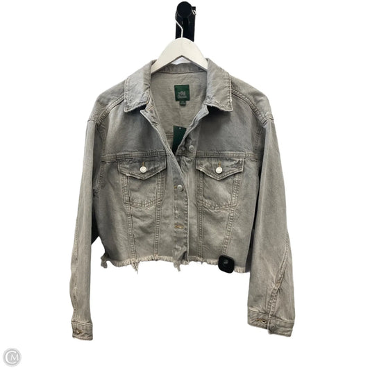Jacket Denim By Wild Fable In Grey Denim, Size: Xs