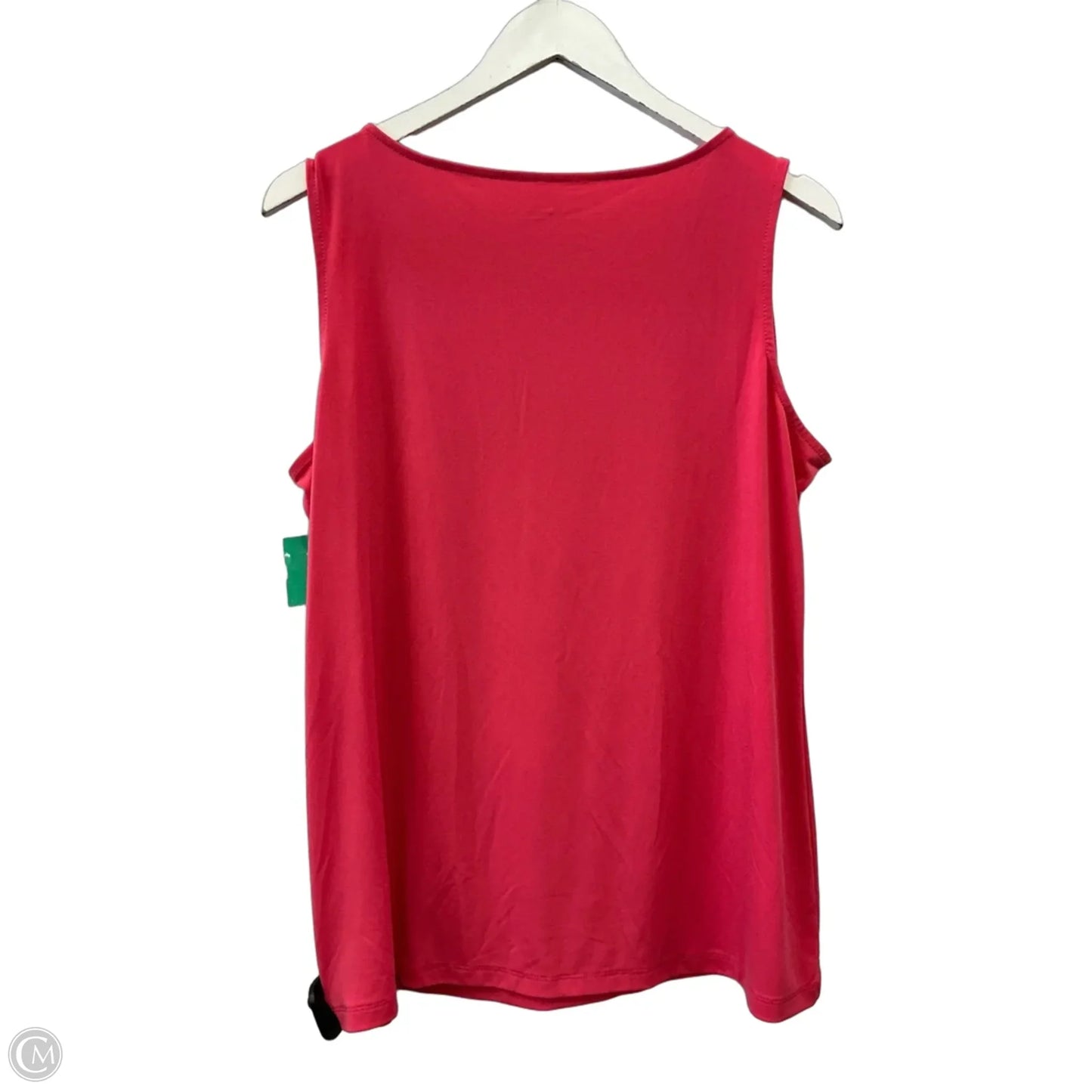 Top Sleeveless By Susan Graver In Coral, Size: L