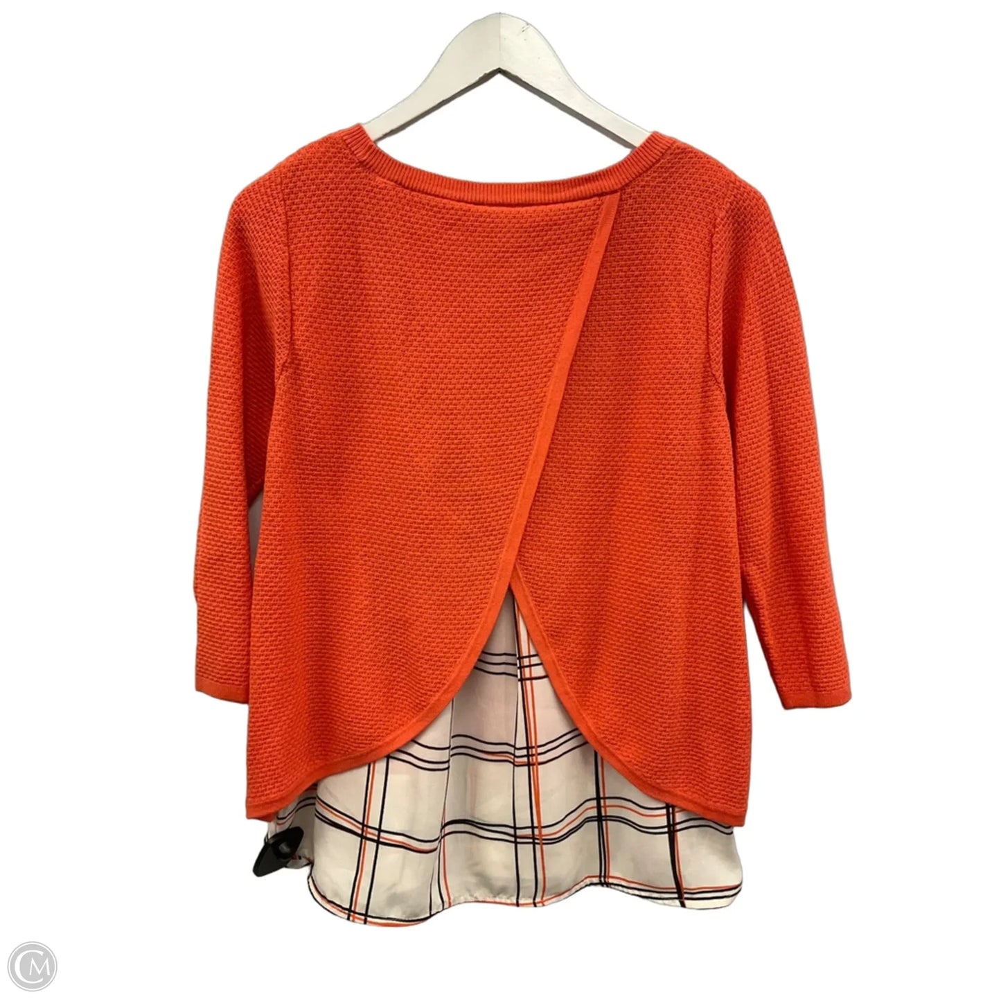 Top Long Sleeve By Limited In Orange, Size: S