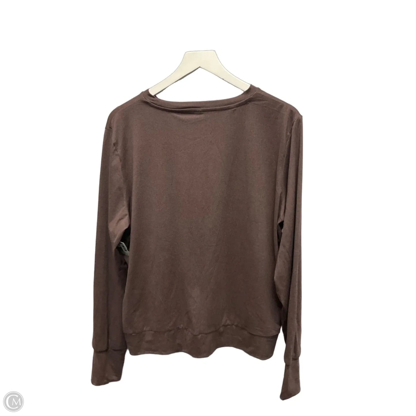 Athletic Top Long Sleeve Crewneck By Lukka In Purple, Size: Xl