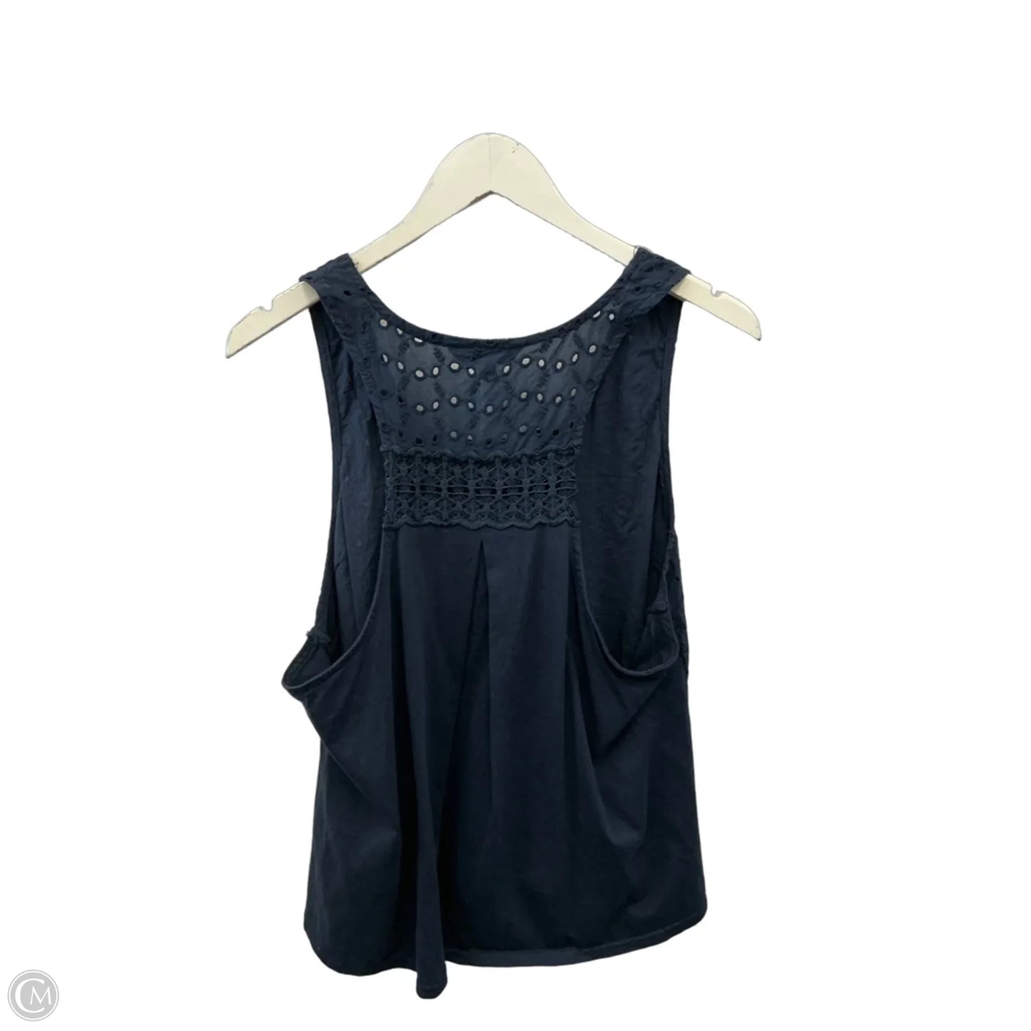 Top Sleeveless By Ophelia Roe In Navy, Size: 1x