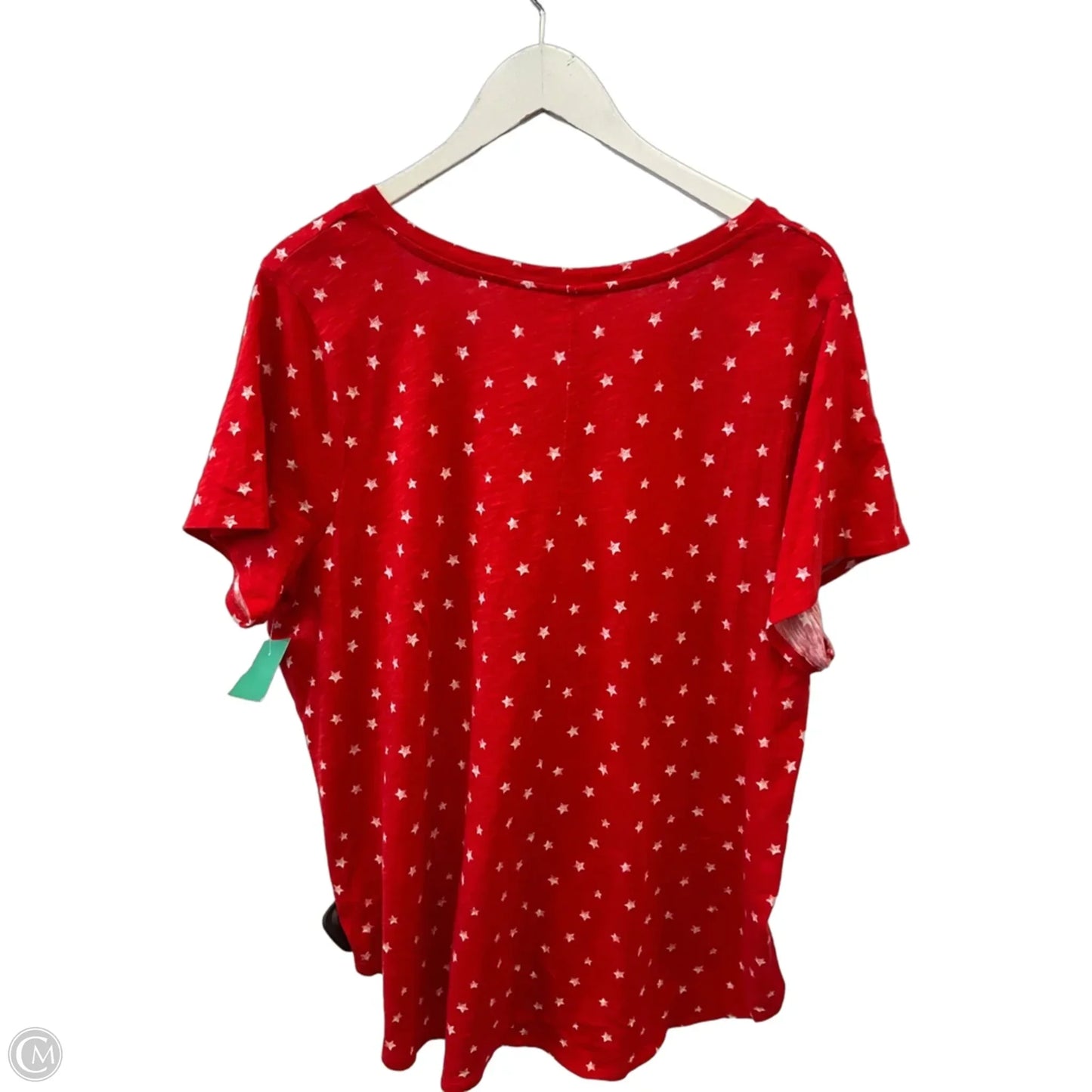 Top Short Sleeve By Cynthia Rowley In Red, Size: 2x