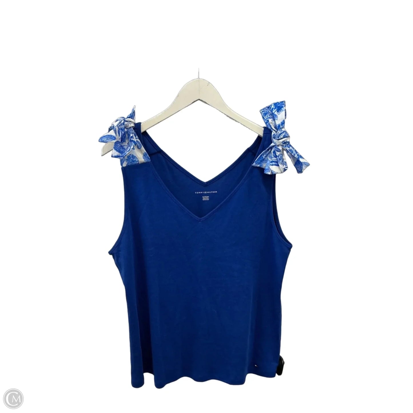 Top Sleeveless By Tommy Hilfiger In Blue, Size: Xl